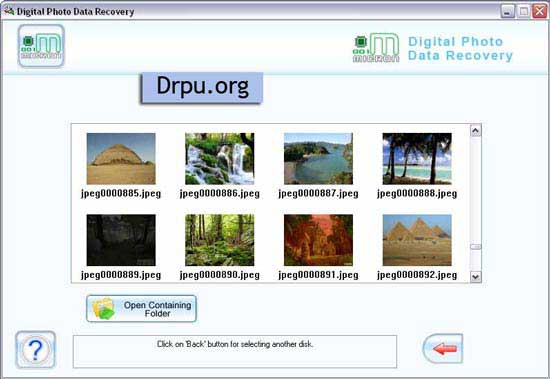 Screenshot of Digital Photo Undelete