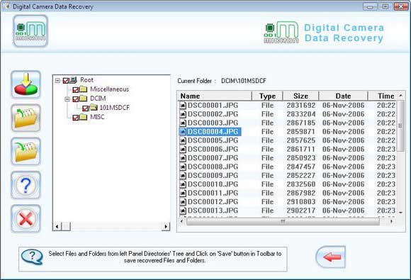 Screenshot of 001Micron Camcorder Photo Recovery