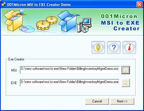 MSI to EXE Setup Creator