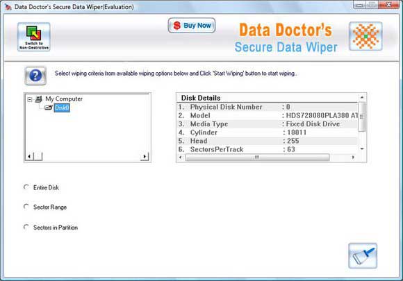 Disk Data Eliminator