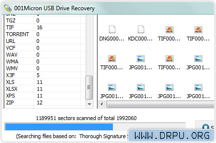 El Usb Conduce El Software Screenshot De la Recuperación De los Datos
