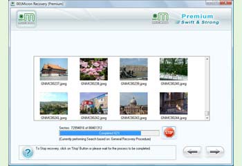 Windows Daten-Wiederaufnahme Software Screenshot