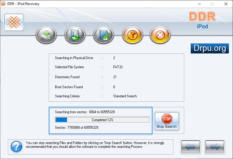 Data recovery is going on