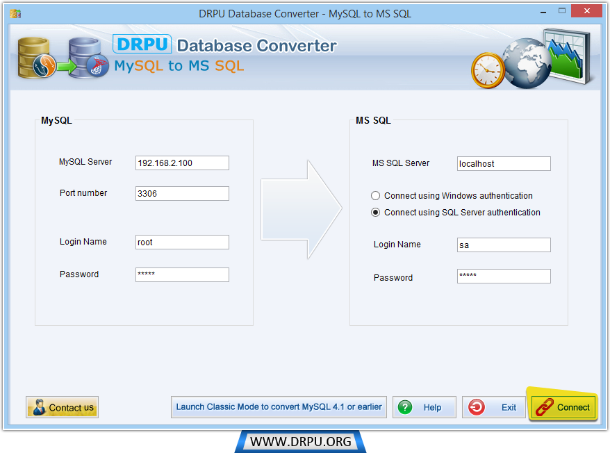 Établir une connexion