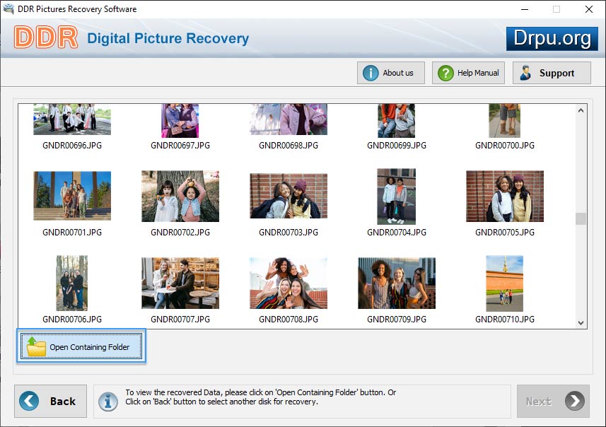 Digital Photo Undelete