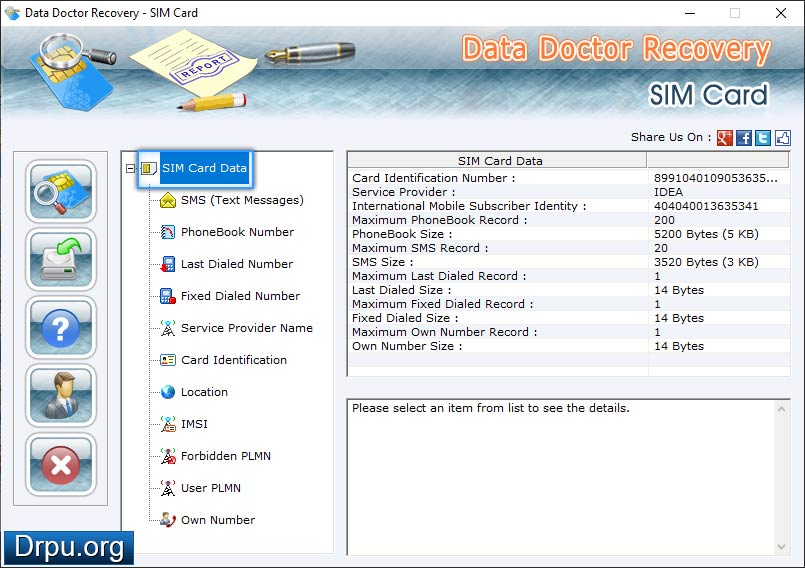SIM Card Undelete